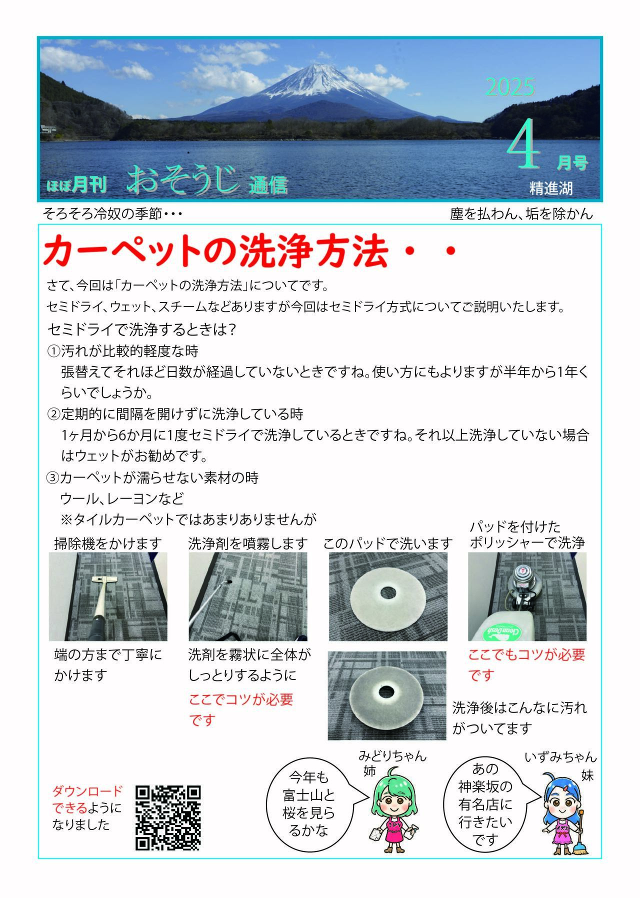 カーペットの洗浄方法